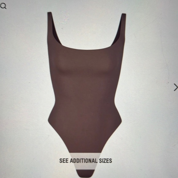 SKIMS Tops - Skims Fits Everybody Square Neck Bodysuit